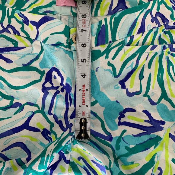 Lilly Pulitzer Kelly Skinny Ankle Womens Pants Tropical Multicolor Print Size 2 - Picture 5 of 9